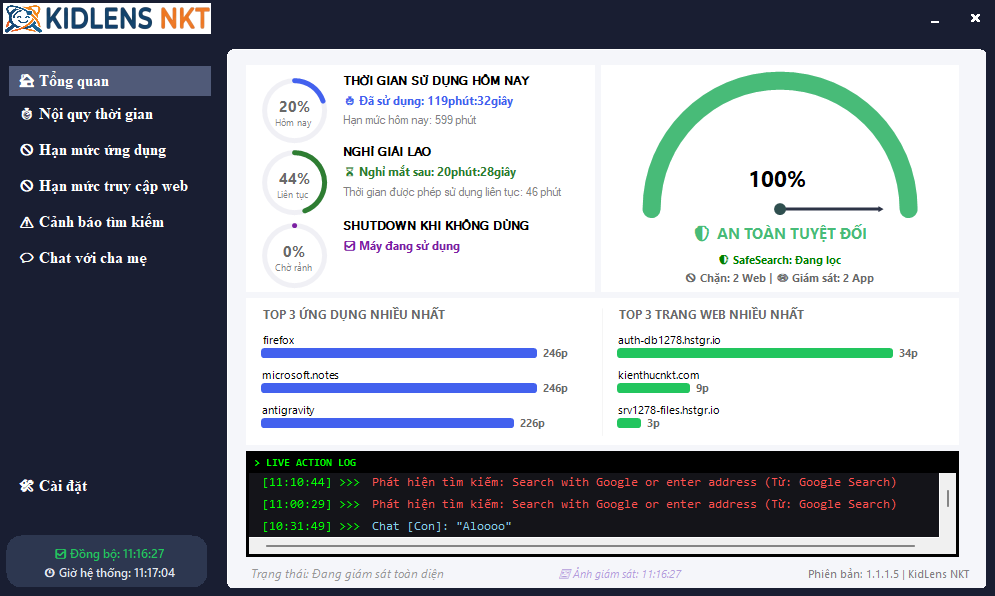 KidLens NKT: "Thấu kính" Thông minh bảo vệ Con yêu toàn diện trên không gian mạng